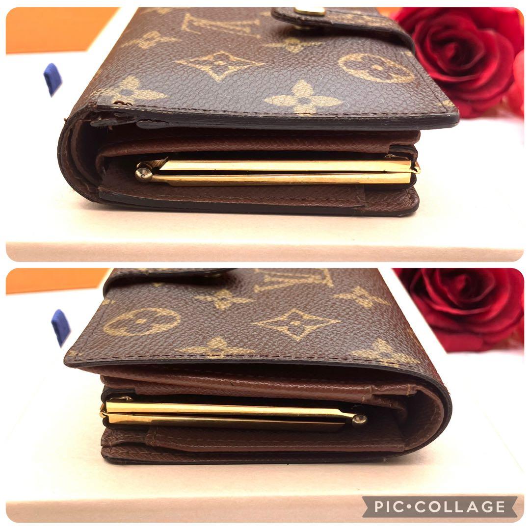 【極美品】ルイヴィトン モノグラム ヴィエノワ がま口 折り財布