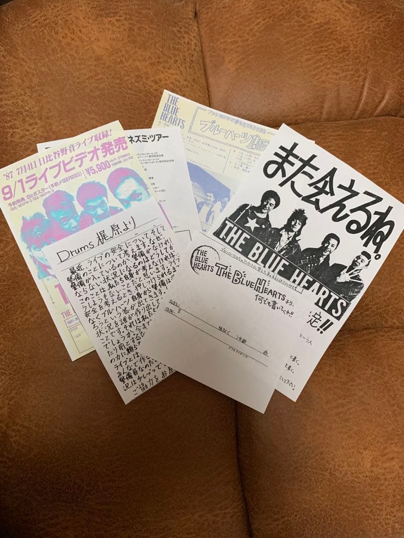 【希少】THE BLUE HEARTS 初回段ボールジャケット MEL20 LP