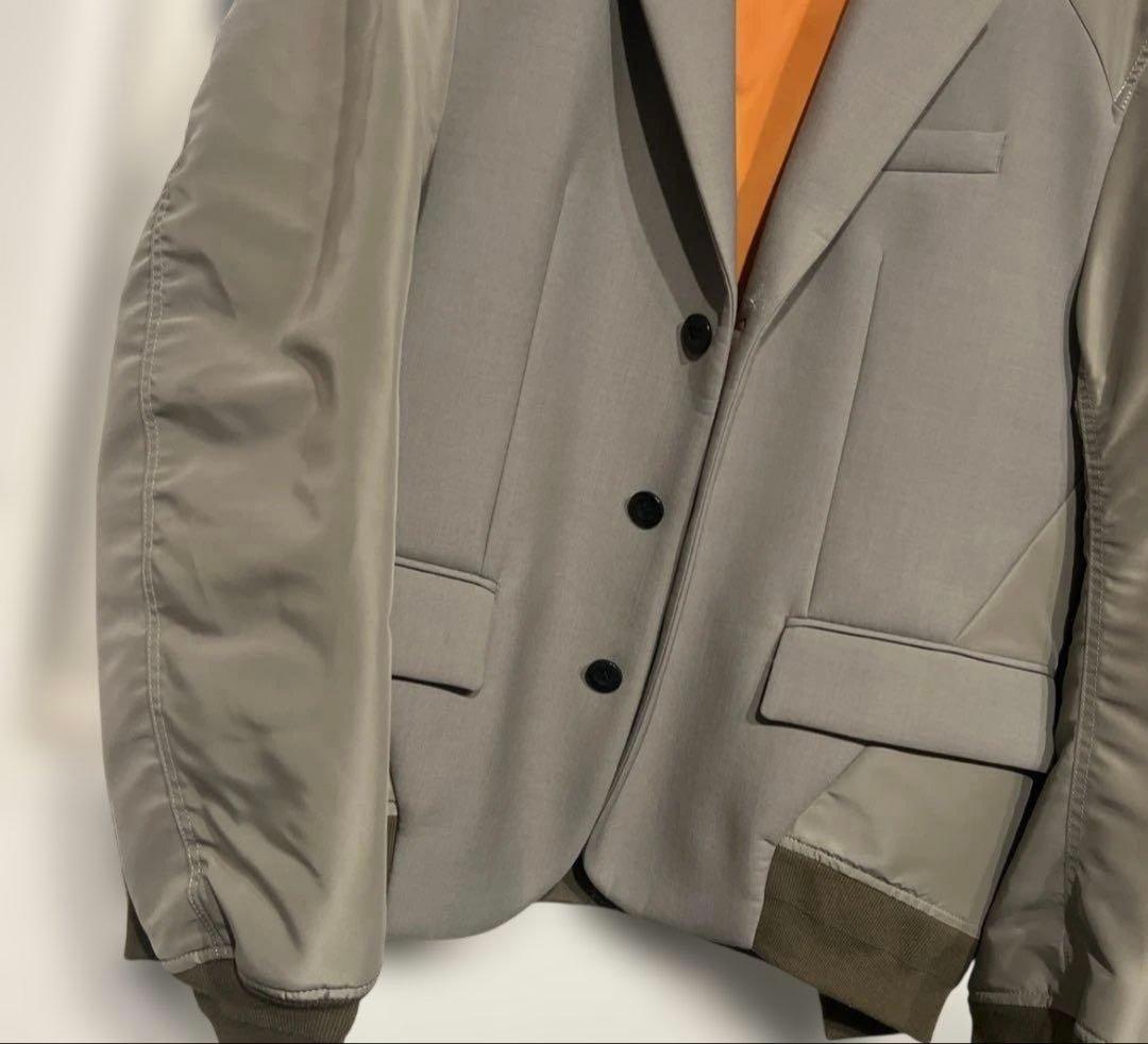 L*s様 sacai 25SS Suiting Bonding Mix Jack