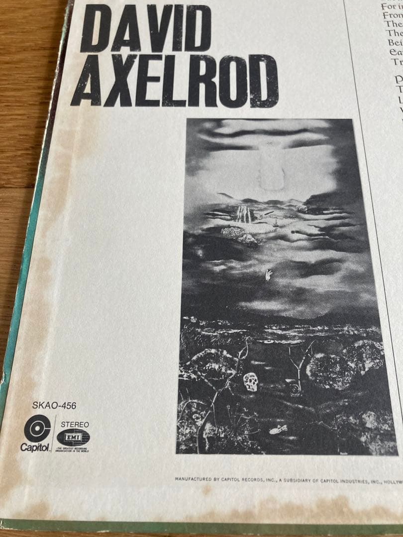 ★希少DAVID AXELROD earth rot USオリジナル　 廃盤