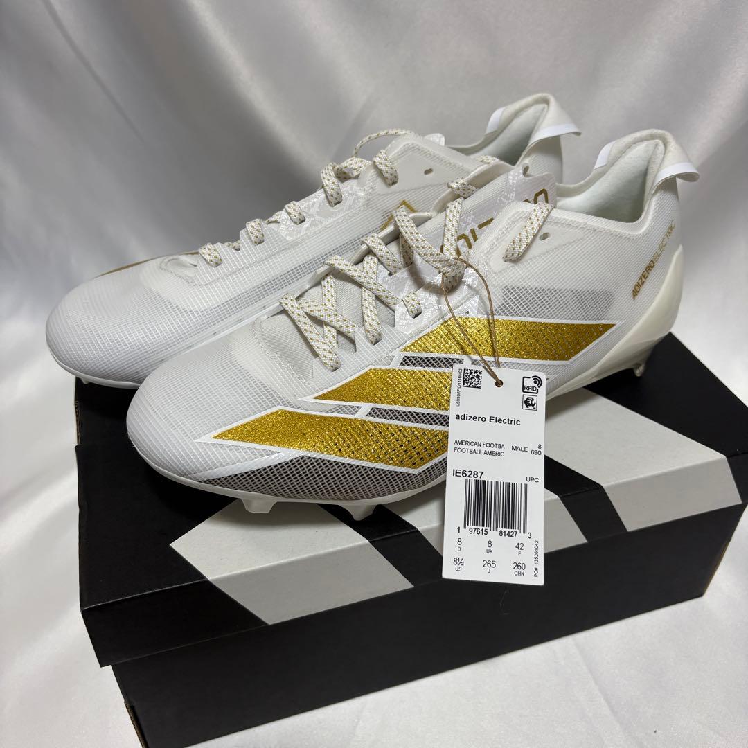 Adizero Electric Ⅱ Cleats WHT/GLD 26.5　L