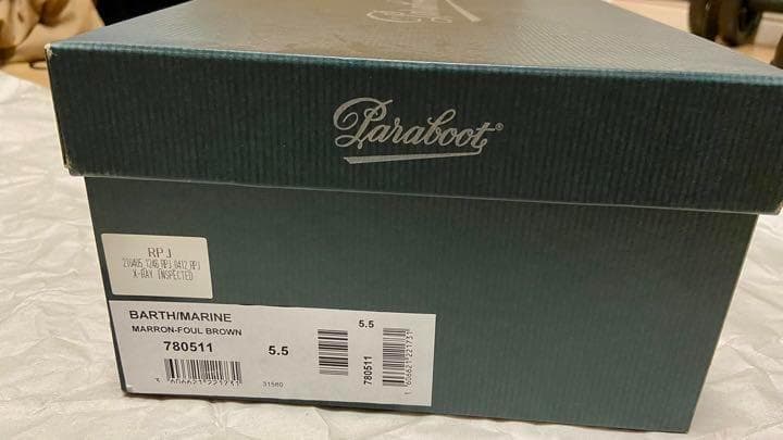 (レアおまけ付) Paraboot Barth バース UK5.5 正規品 美品