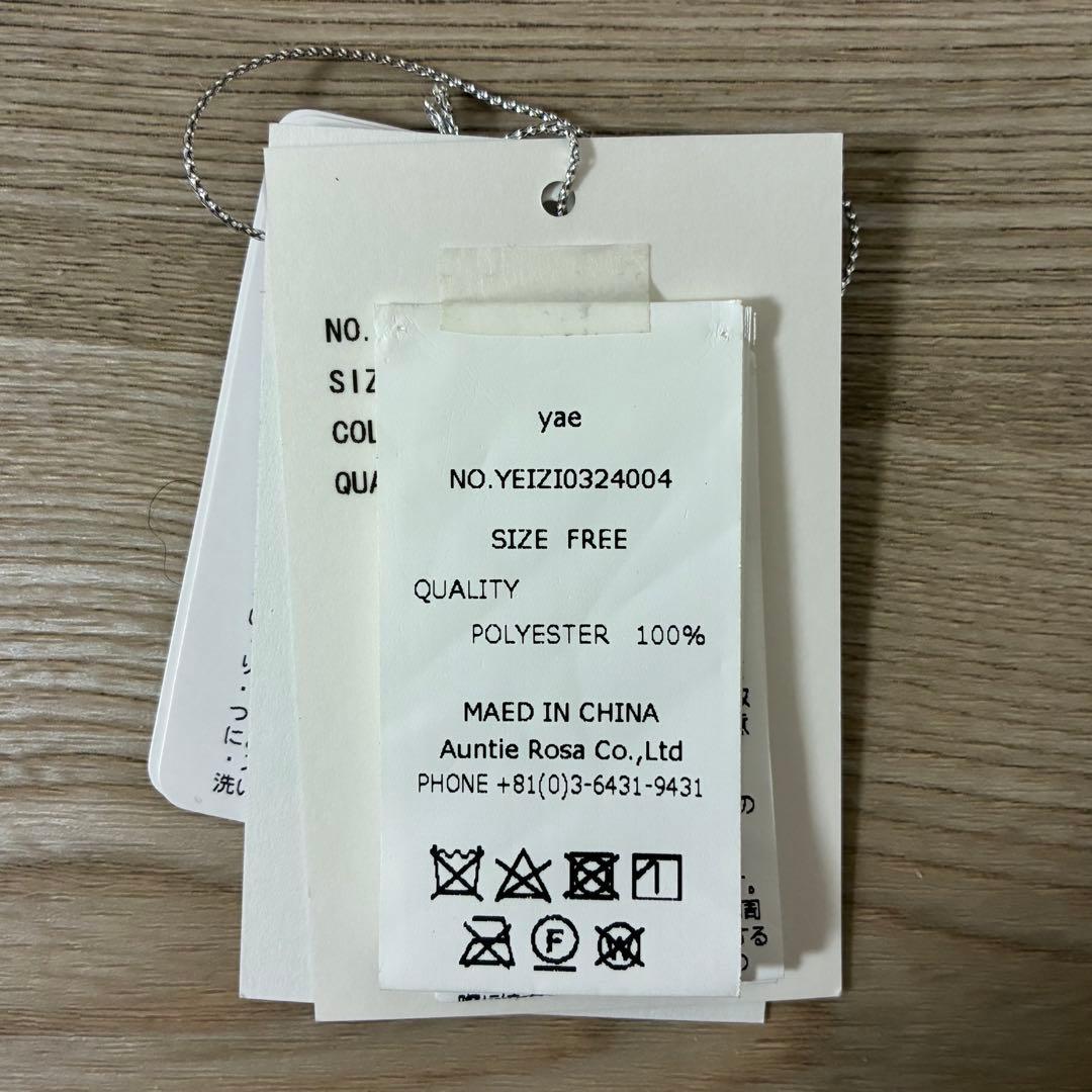 yae フラワースパンコールラップスカート ブラック 巻きスカート　完売品