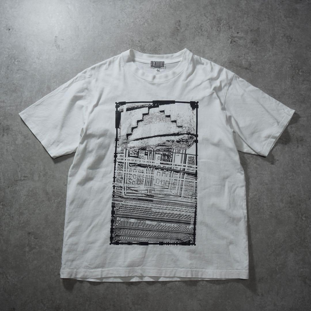CAVEMPT C.E ポトラッチ プリントTシャツ グラフィック ホワイト