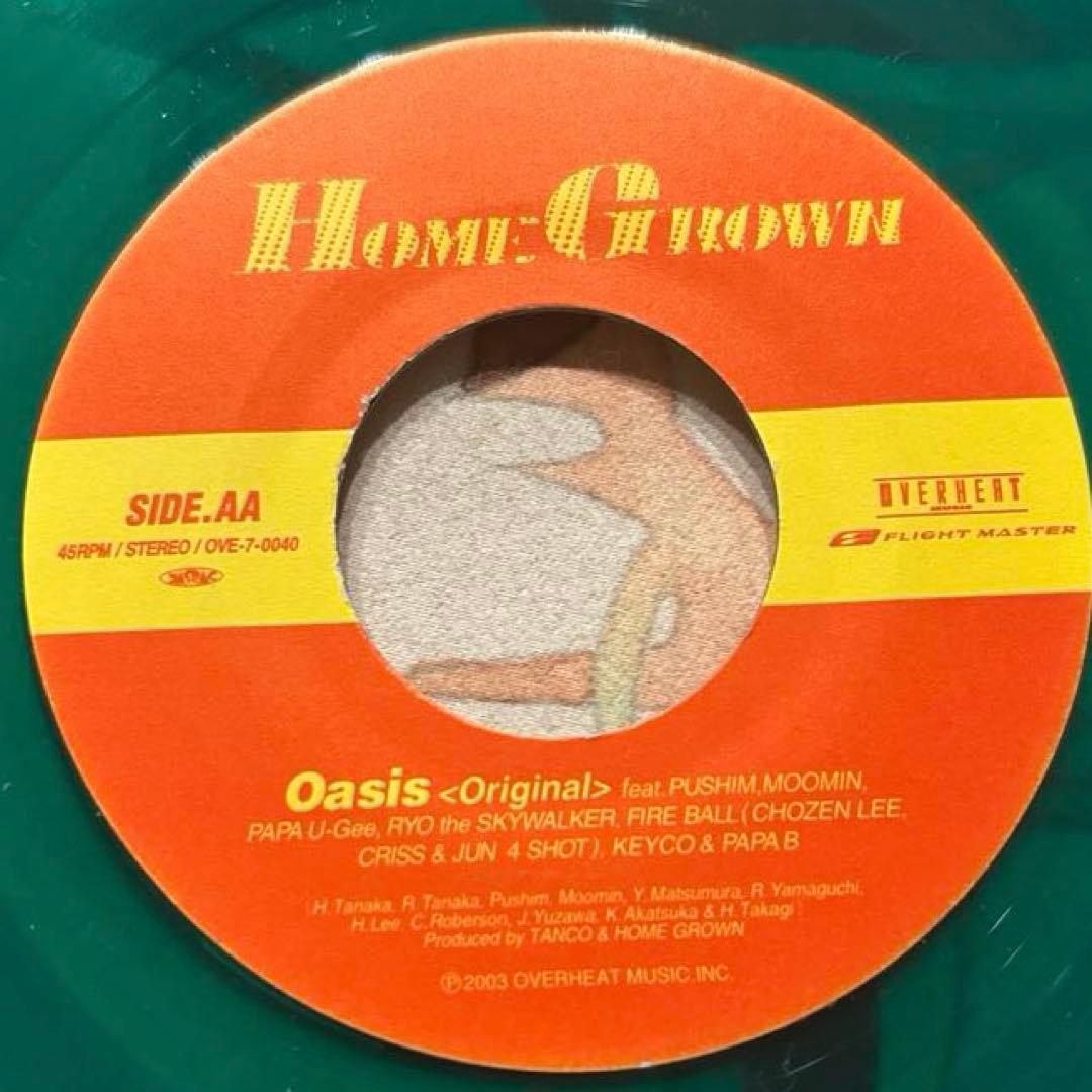 Oasis レコード　ホームグロウン