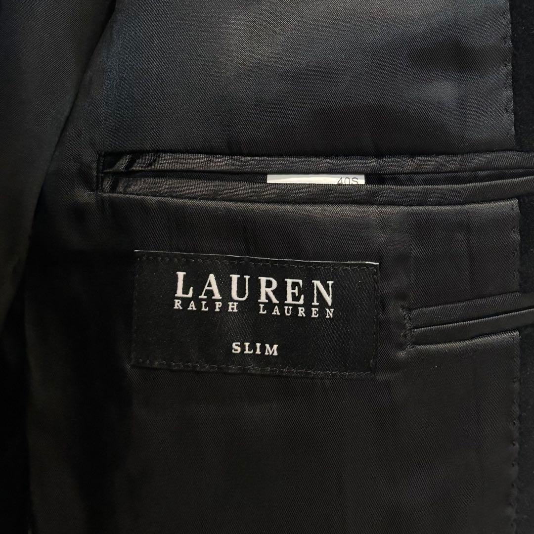 Ralph Lauren ベロア テーラードジャケット 黒 ラルフローレン