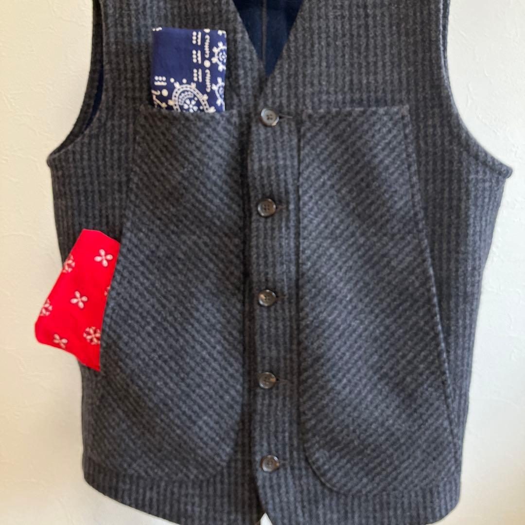 【極美品】フィルメランジェ ウール ベスト サイズ4