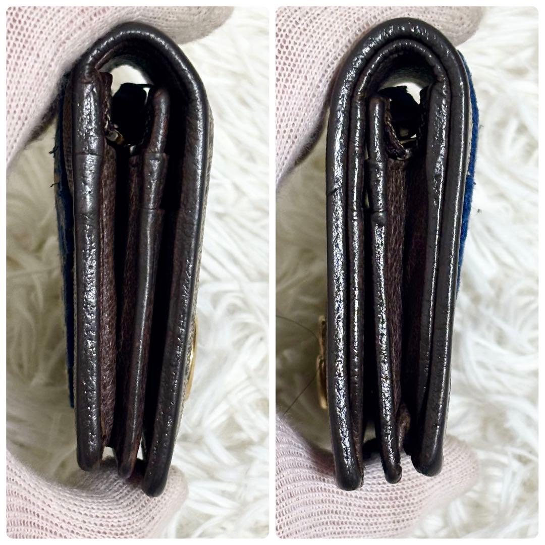完売品✨GUCCI ディズニー　二つ折り財布　3匹の子豚　シェリーライン　GG柄