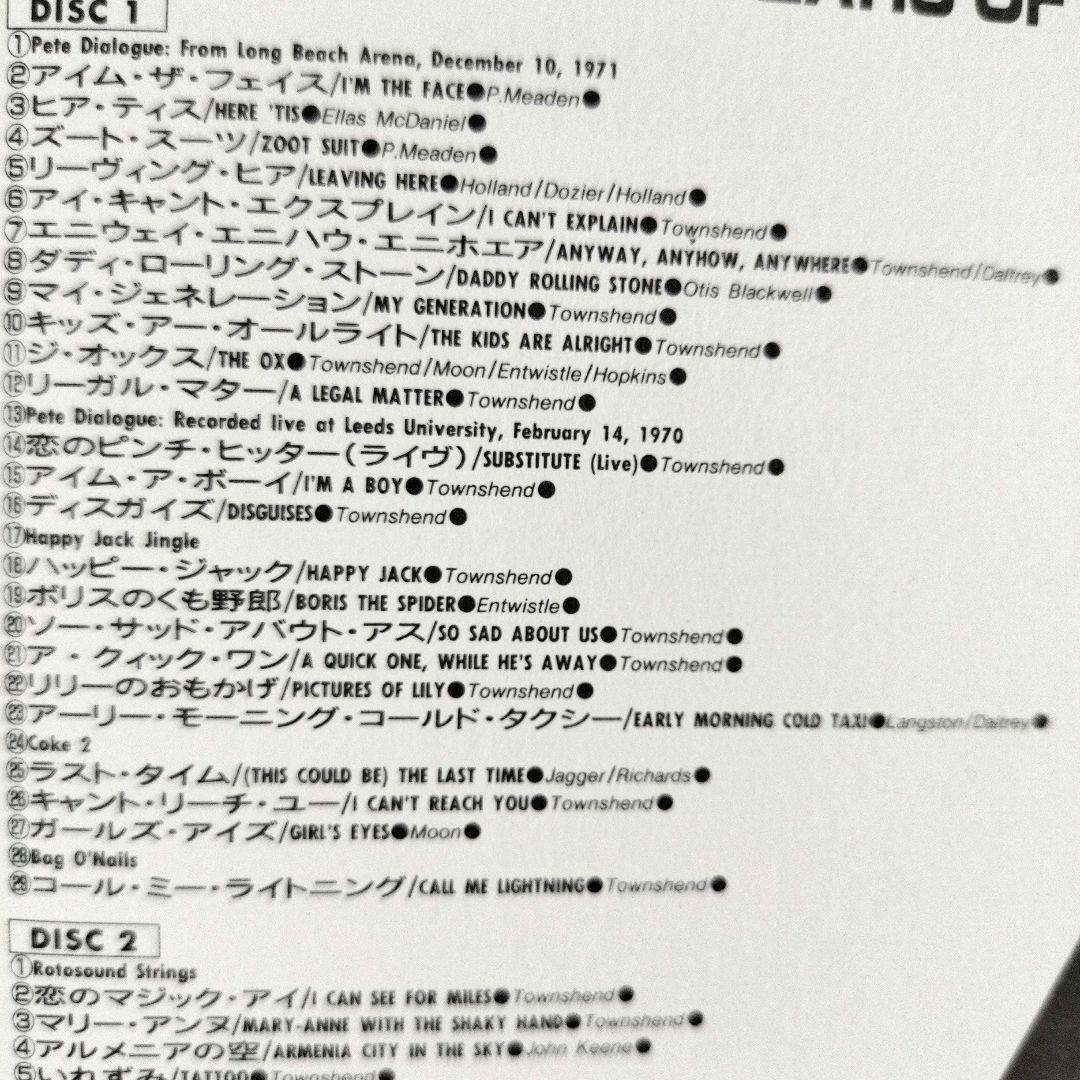 『ＴＨＥ・ＷＨＯ／ＴＨＩＲＴＹ・ＹＥＡＲＳ・ＯＦ・ＭＡＸＩＭＵ…』日本盤【中古品