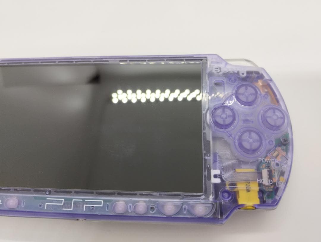 PSP 2000 すぐ遊べるセット　スケルトンパープル