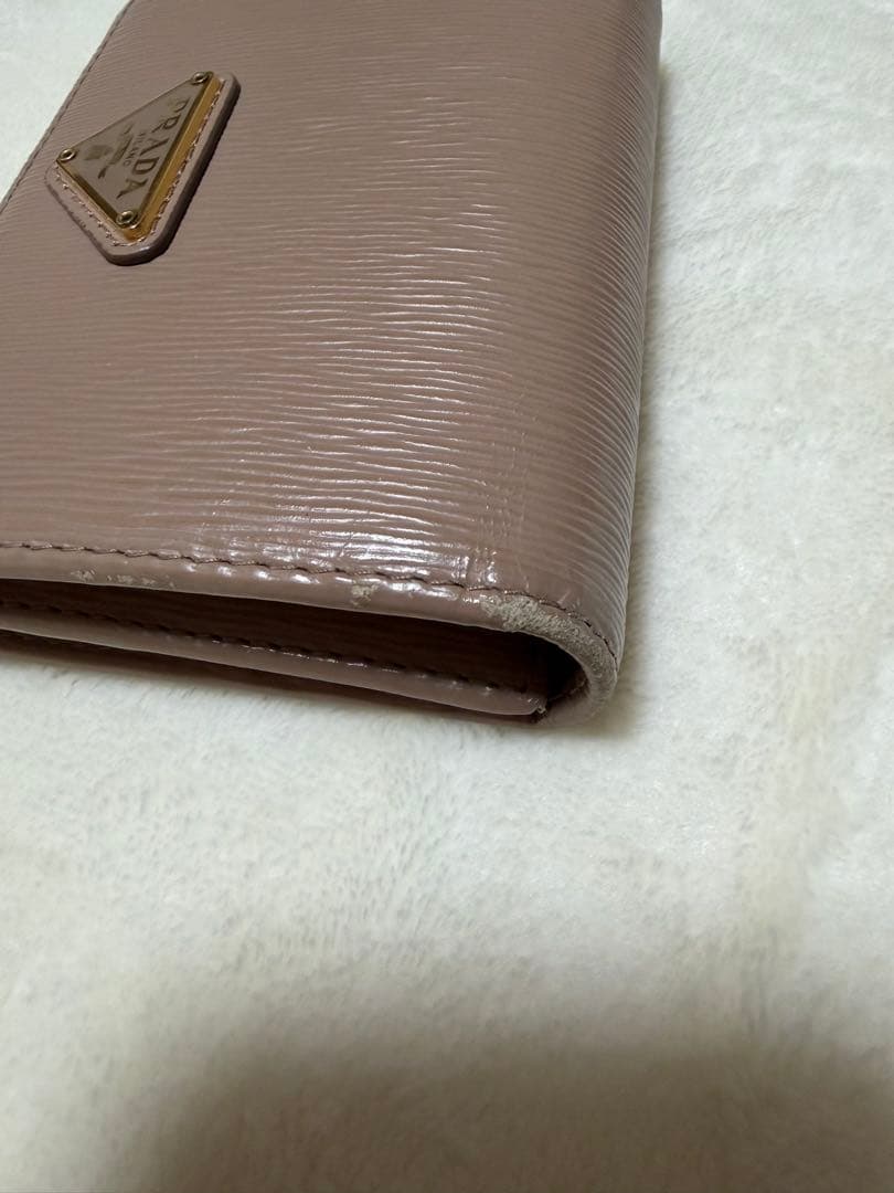 PRADA ピンク 三つ折り財布