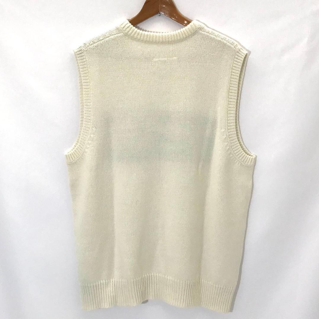 MM6 CALENDAR LOGOINSIDEOUT KNIT VEST ベスト