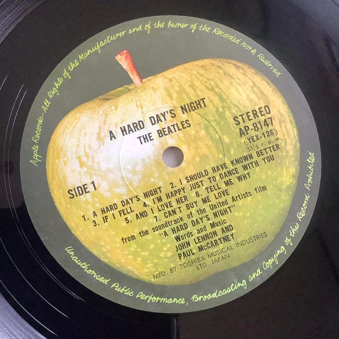 レコード極美! ビートルズ 1969年発売 帯付補充注文票 ハードデイズナイト