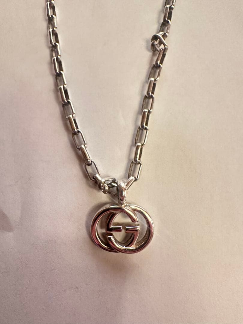 Gucci シルバー ネックレス　チェーン約50cm