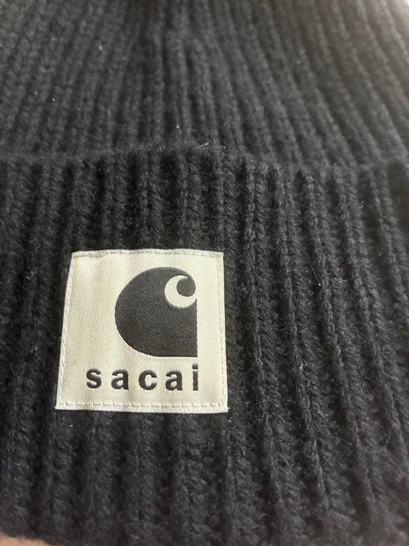sacai × カーハート　ニットキャップ