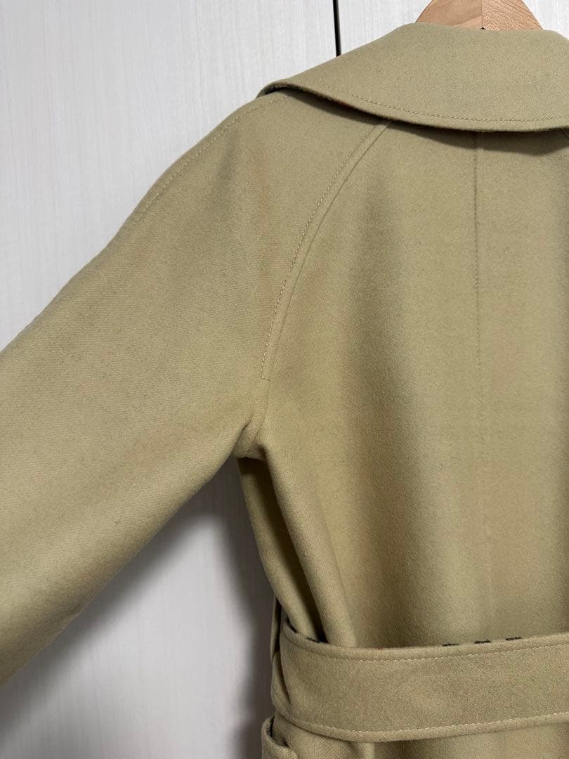 破格◇タグ付き未使用・美品◇BURBERRY リバーシブル ウール ラップコート
