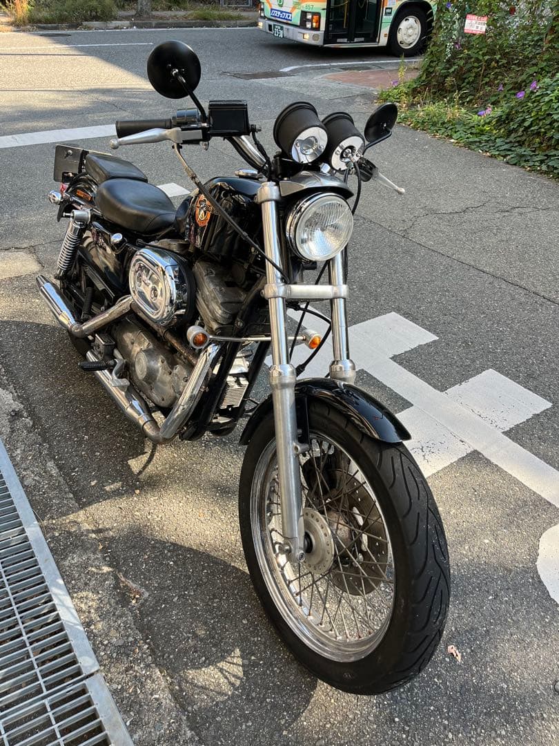 純正　ハーレーダビッドソン　ラウンドミラー