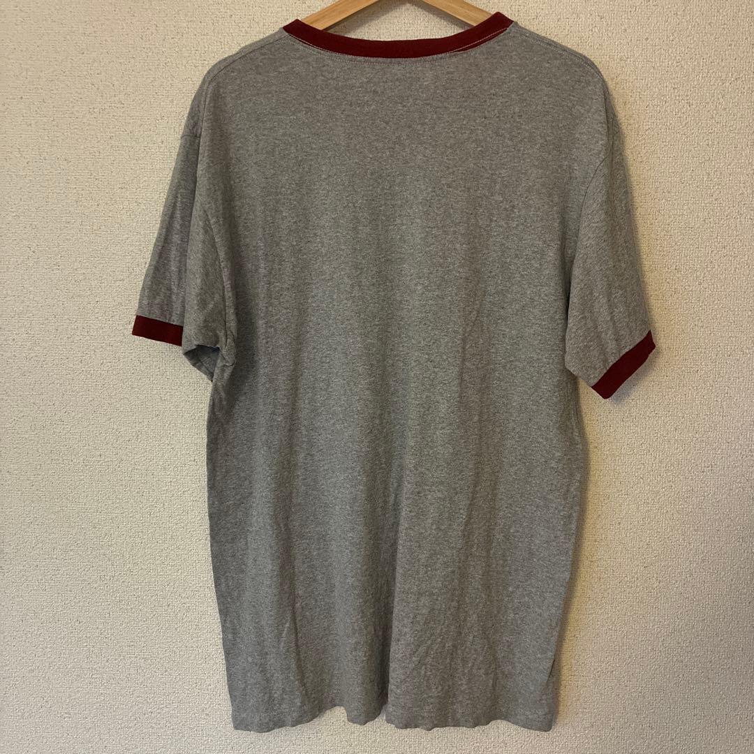 Nike グレー リンガーTシャツ Mサイズ USA製　00s