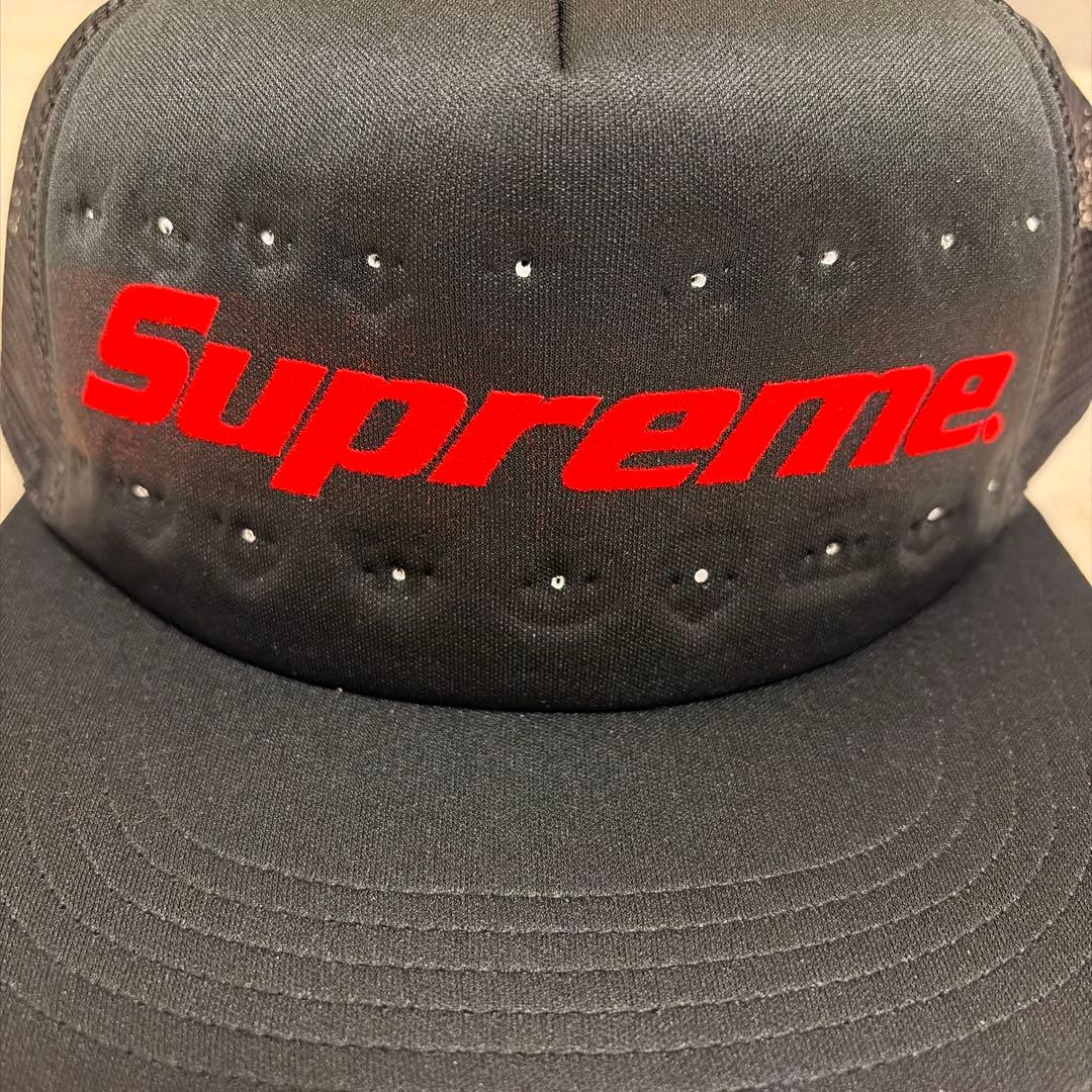 帽子 Supreme Pins Mesh Back 5-Panel \"Black\"