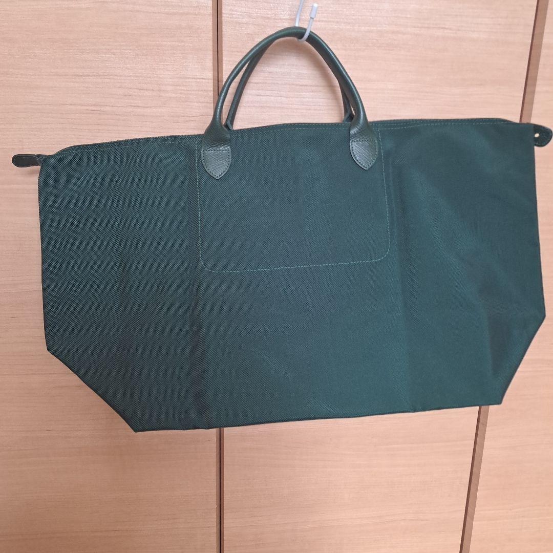 未使用　LONGCHAMP　トートバッグ　(大容量)　グリーン