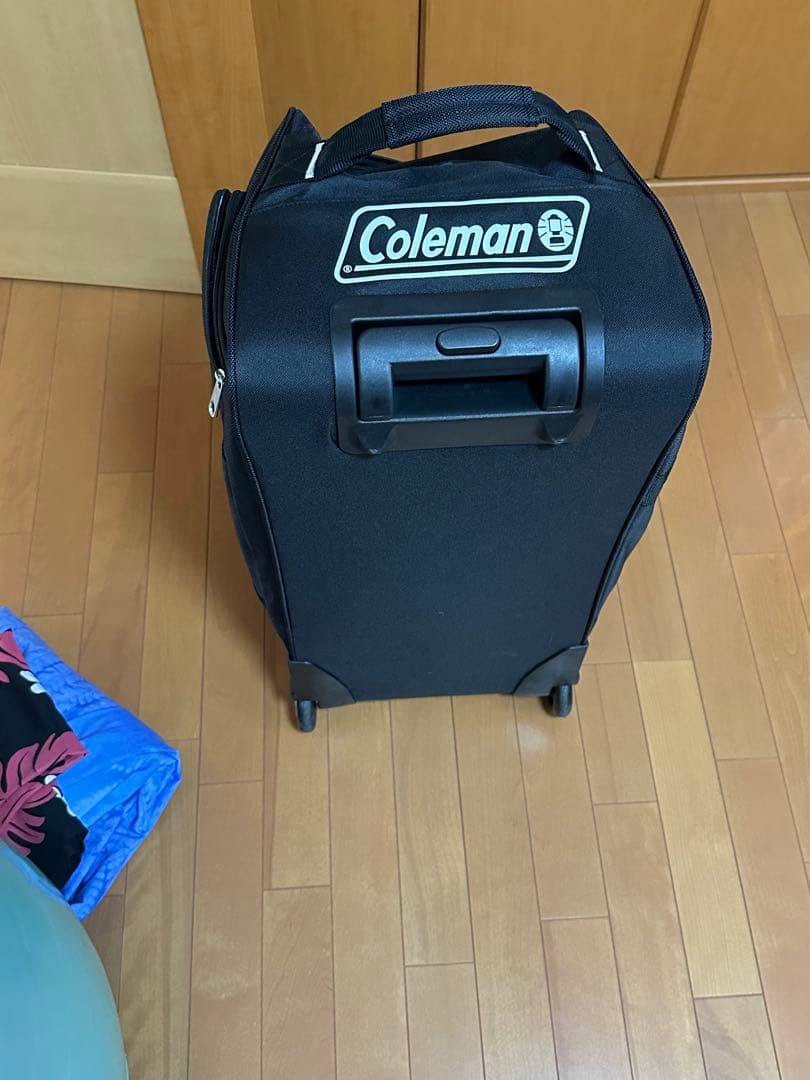 Coleman ボストンバッグ 黒 キャスター付き