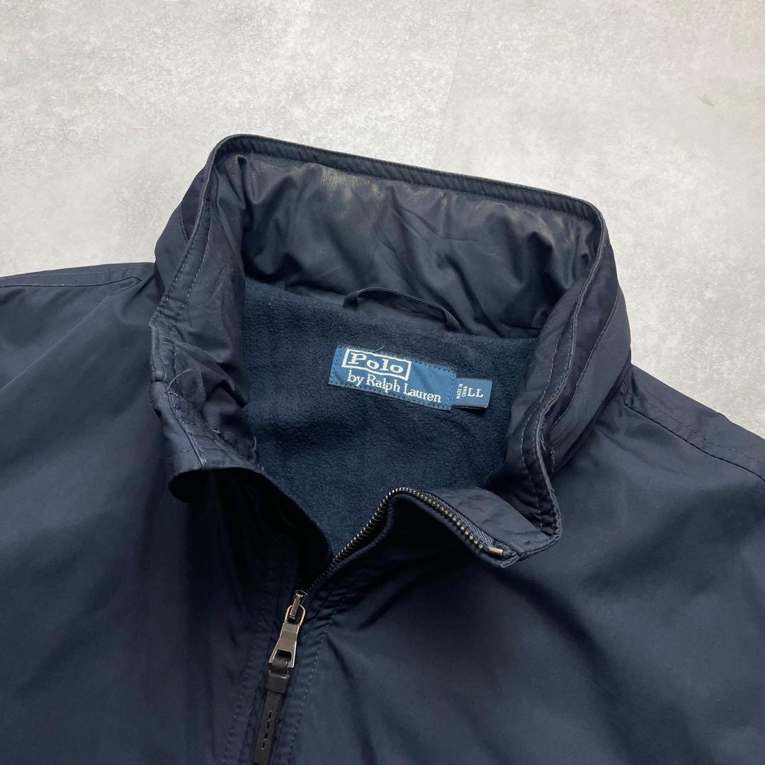 希少✨90s ポロラルフローレン スイングトップ 裏ボア ポニー ネイビー XL