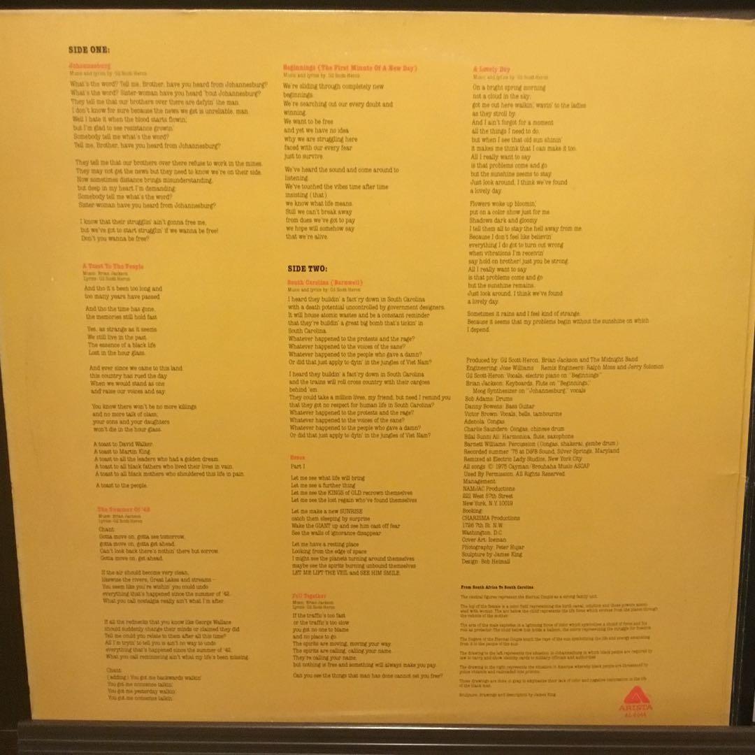 洋楽 Gil Scott-Heron Vinyl US. Org