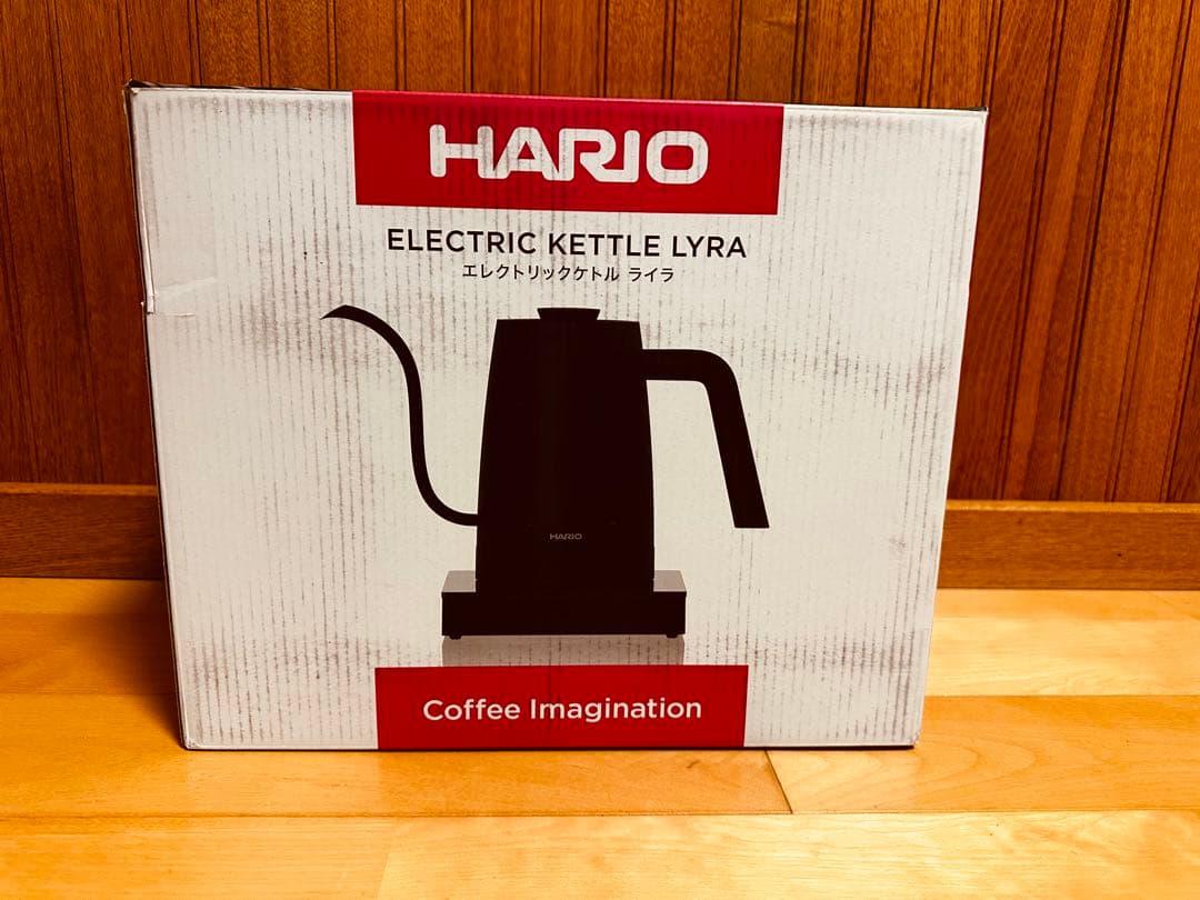 未使用　HARIO ハリオ エレクトリックケトル ライラ ECK-80-B 黒