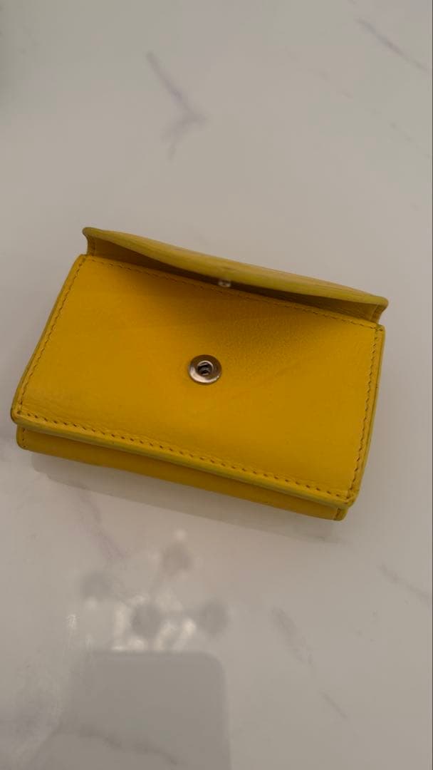 h*a様 BALENCIAGA イエロー 三つ折り財布