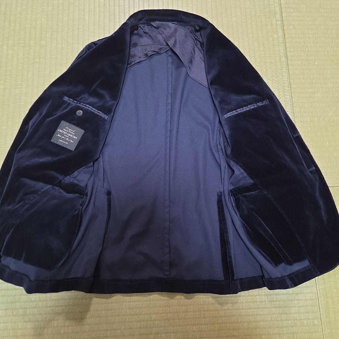 UNITED ARROWS TOKYO サイズ50 ベロア テーラードジャケット