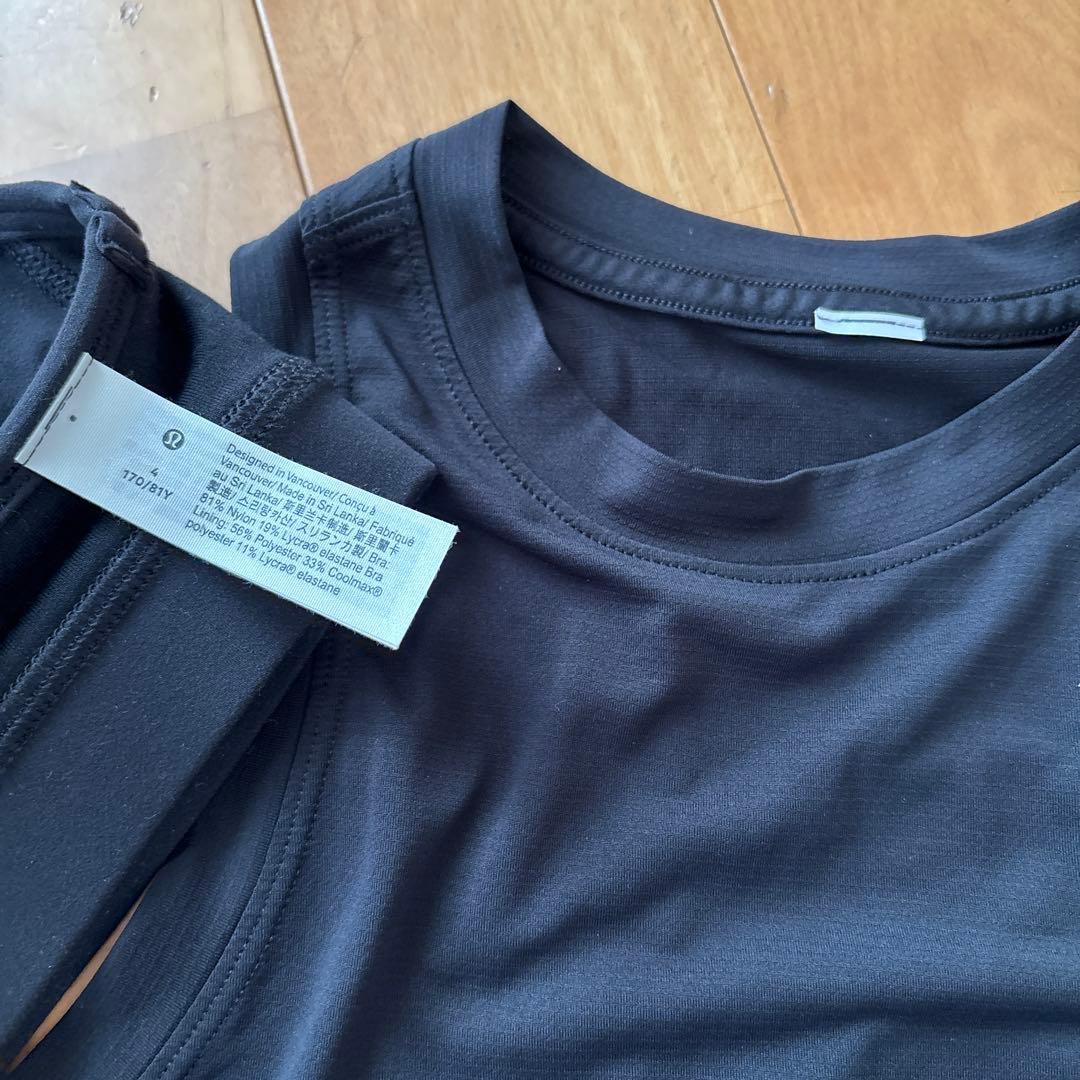 Lululemon ブラック ヨガウェア セット