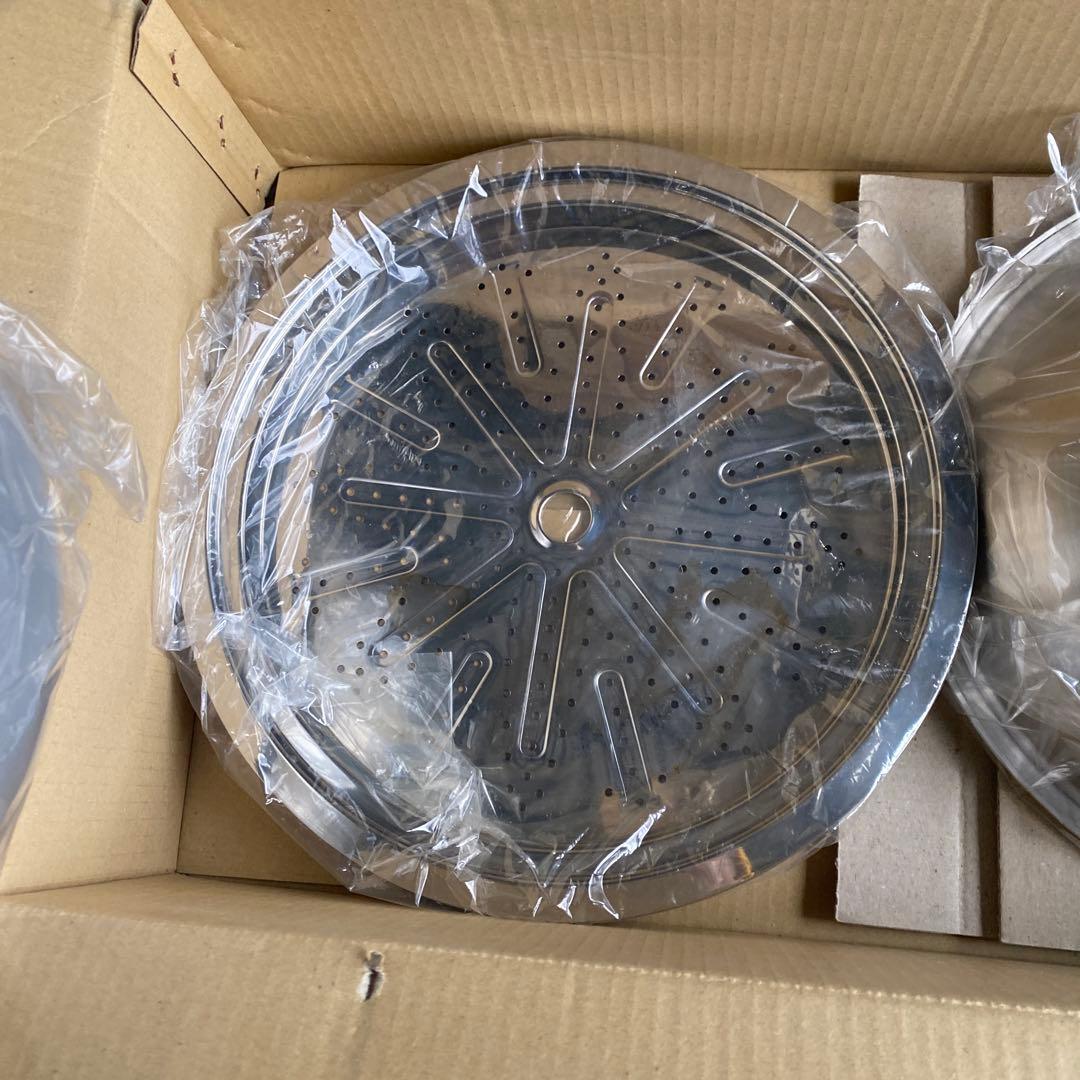 ★新品送料込お買得北陸アルミ日本製IH対応ウーウェンパンプラス28cm