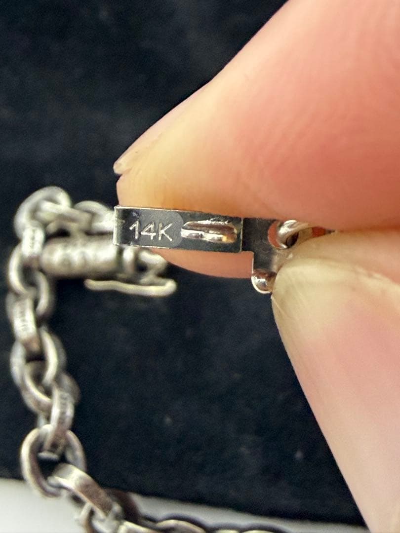クロムハーツ　chrome hearts ペーパーチェーン18インチ