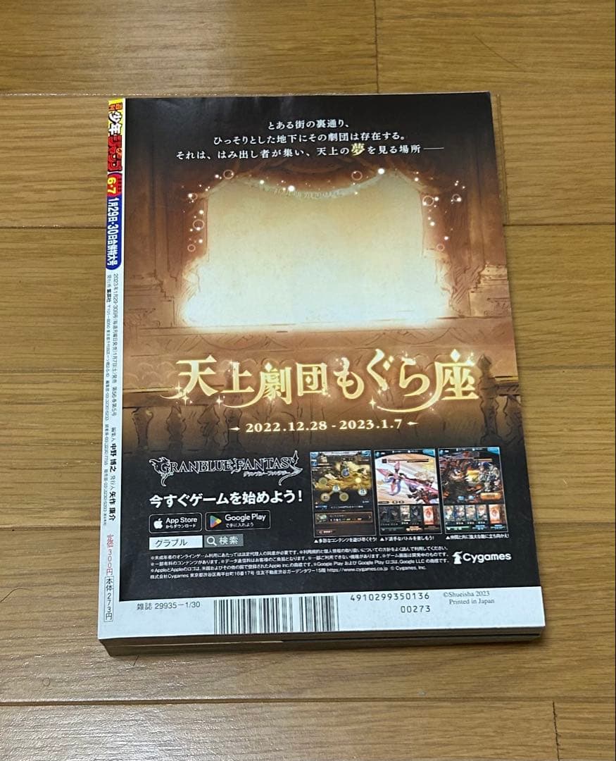 週刊少年ジャンプ 6・7号 (ワンピカード付録)