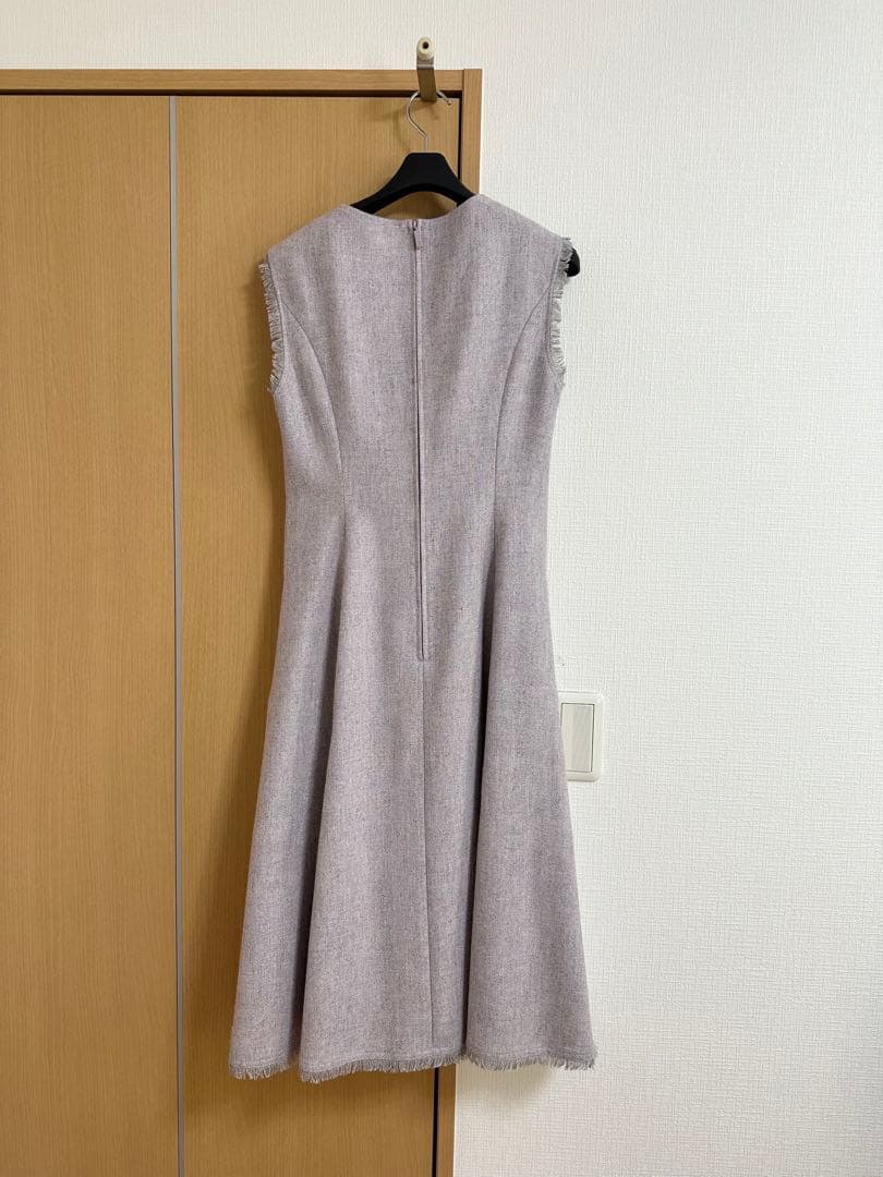 【美品】Rene ルネ ネップツイードワンピース 34相当