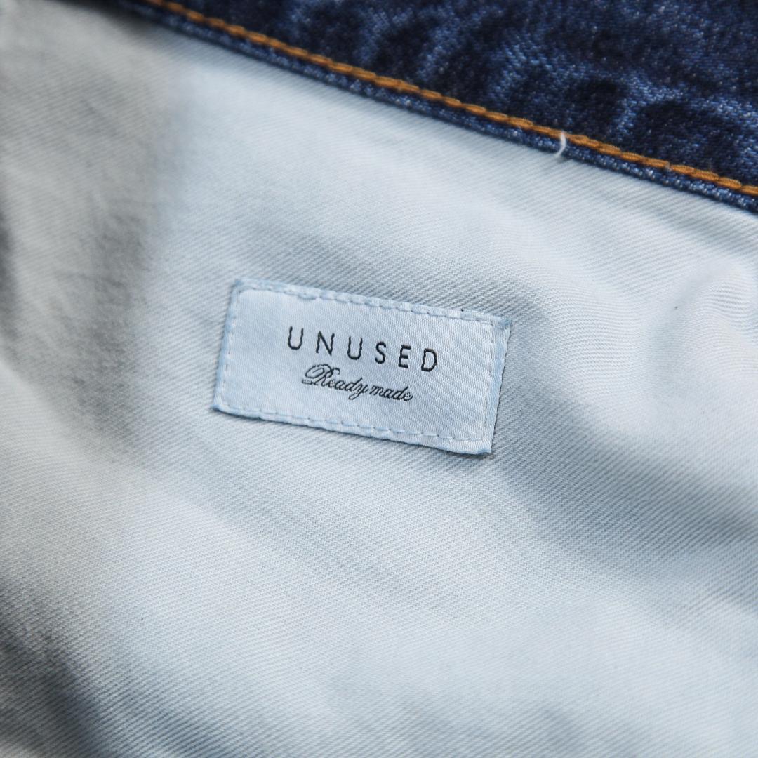 美品 UNUSED 25AW 14oz デニムバギーパンツ UW1180 4