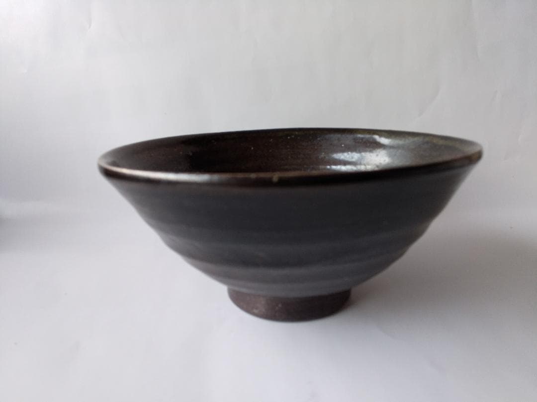 市野陶山 丹波焼 丹波茶碗 茶碗 共布 共箱 茶道具 抹茶碗 美品 です。