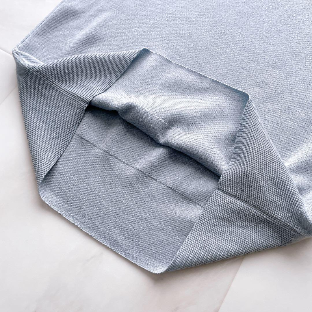 フォクシー✨アンサンブル カーディガン ツインニット サックスブルー 40