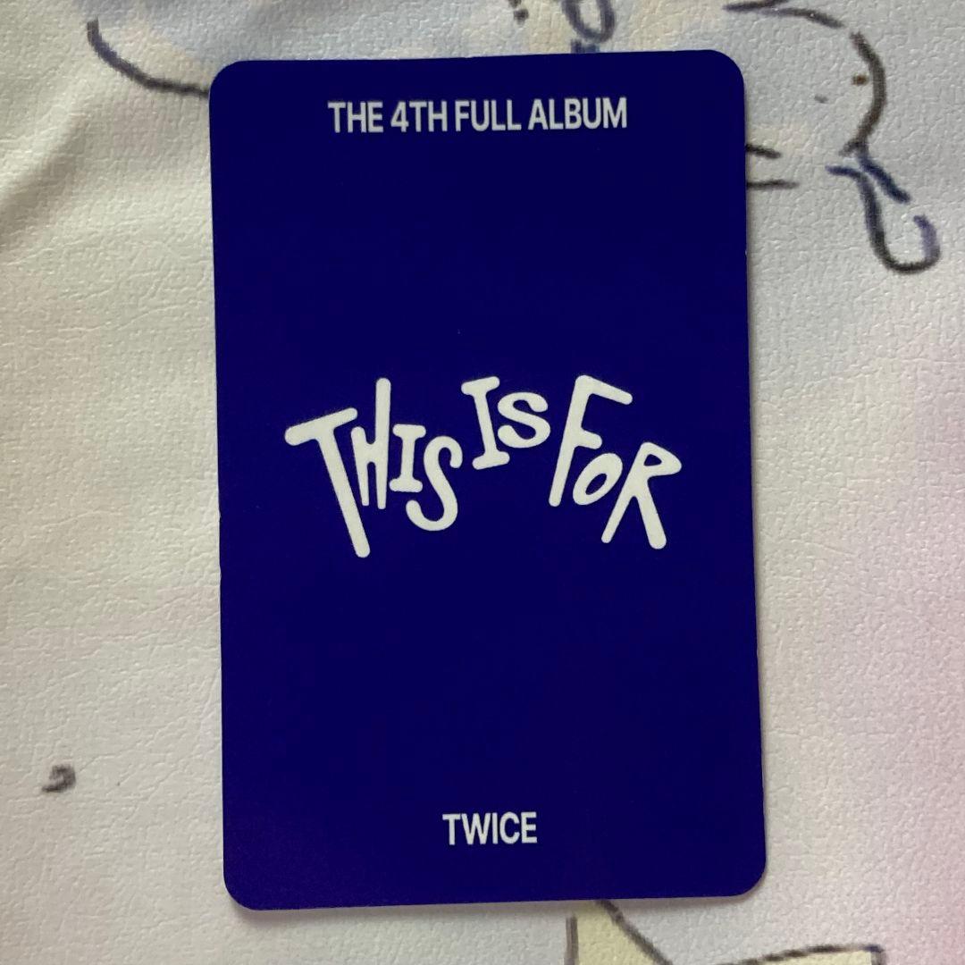twice 7/13 THIS IS FOR ダヒョン サノク トレカ