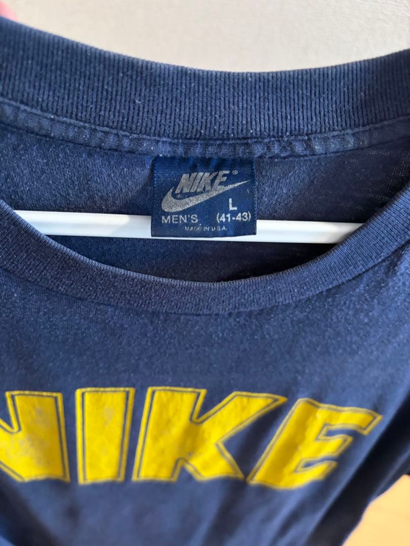 y*様 80s 90s NIKE ネイビー Tシャツ Lサイズ