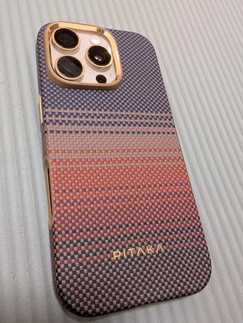 PITAKA iPhone 16 Pro 軍用グレード保護ケース SUNSET