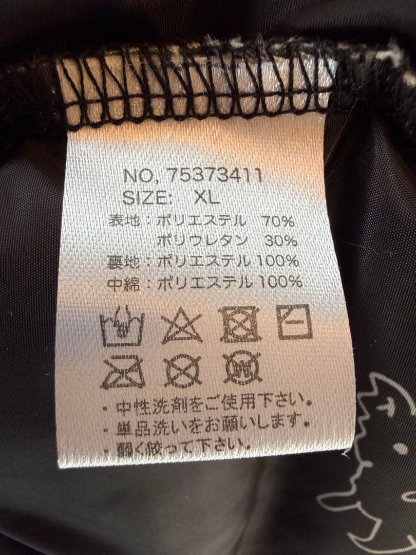 DOG DEPT シルバー フード付きダウンジャケット　サイズXL