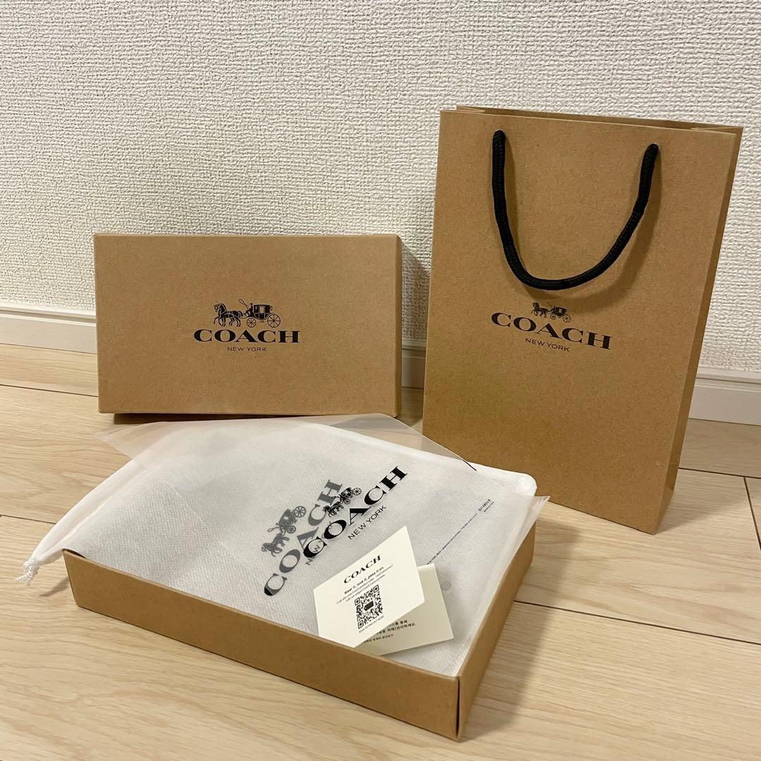 新品　COACH 長財布　　レディース メンズ ブラック シグネチャー シルバー