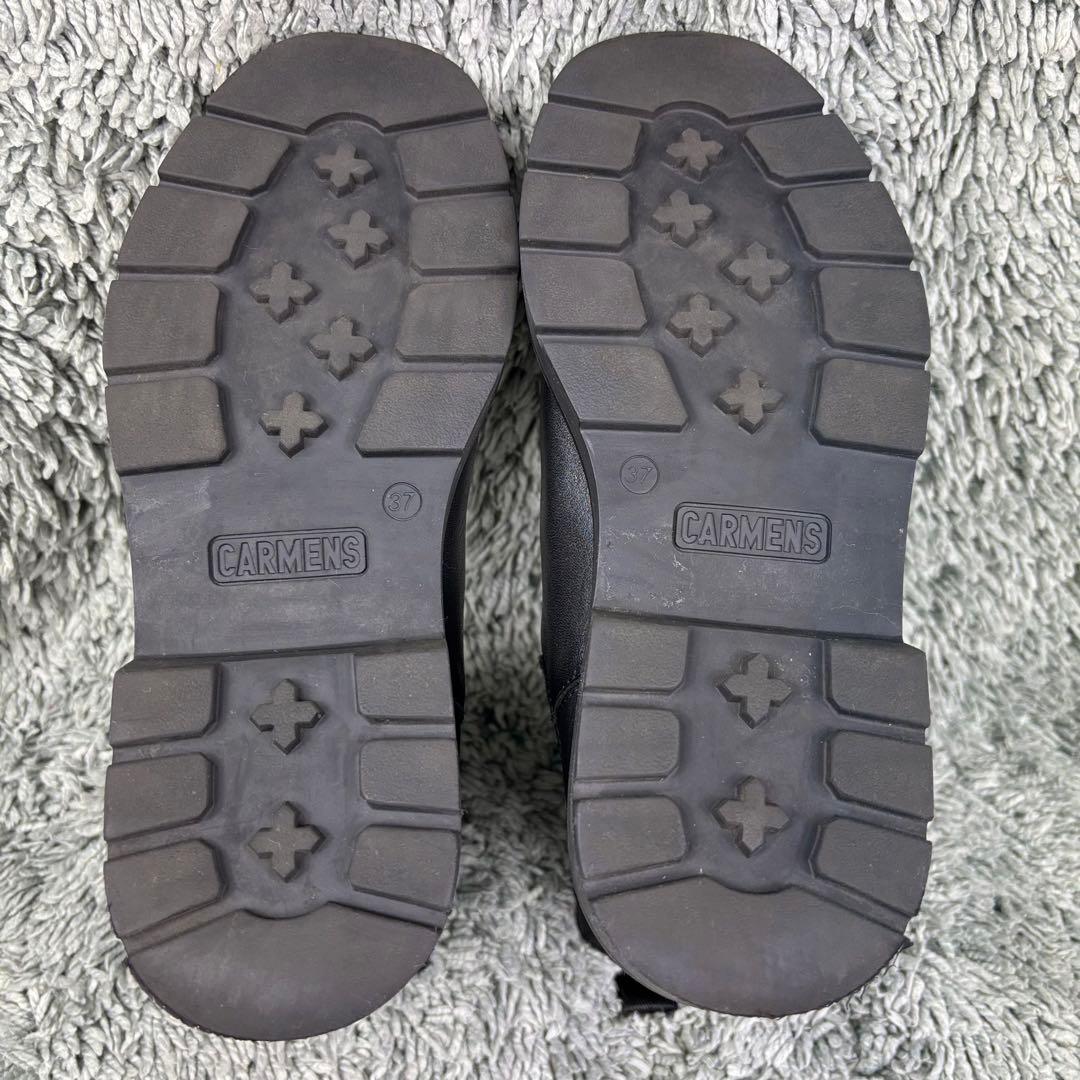 ✨美品Carmens サイドゴアブーツ　黒　23.5㎝　本革 チェルシー