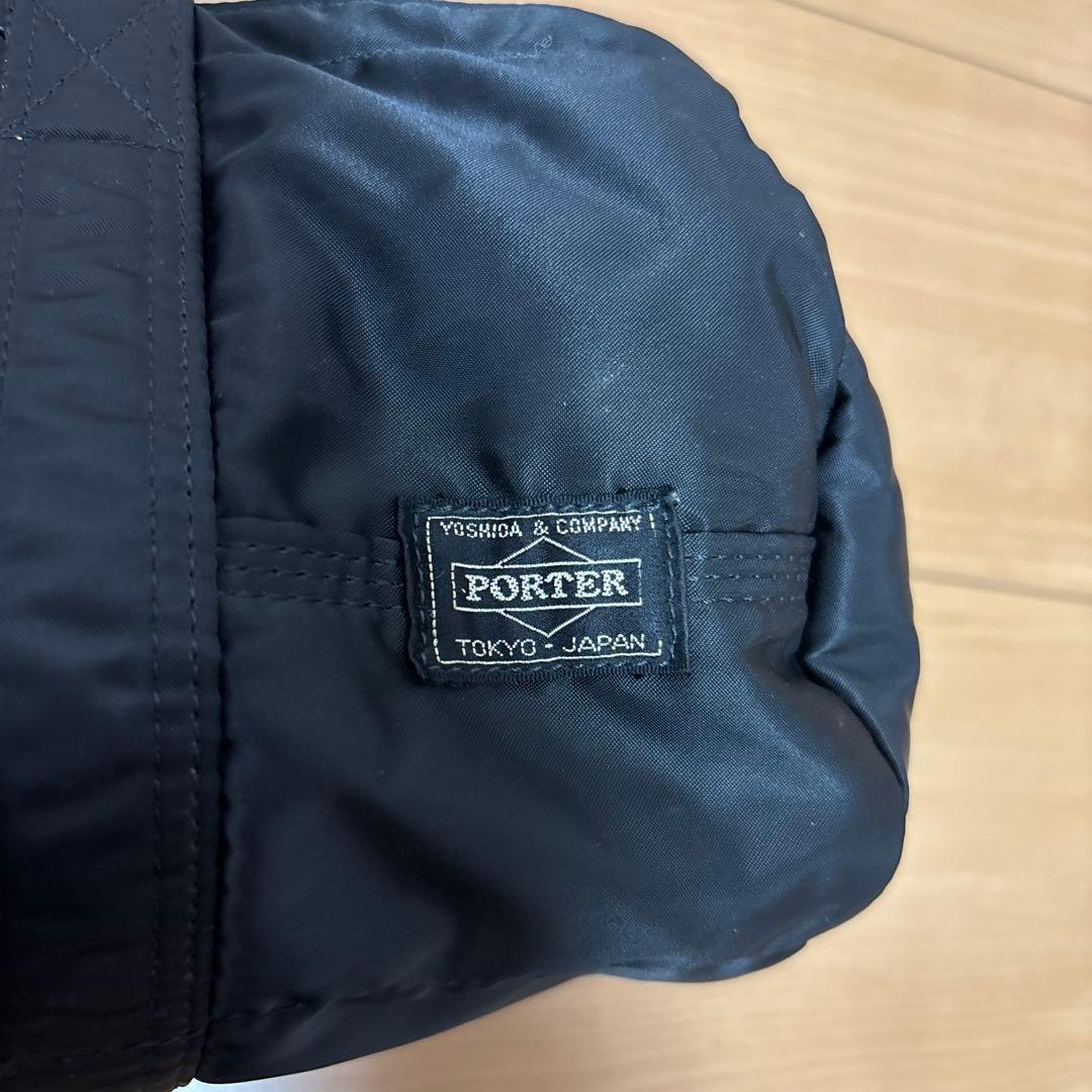 PORTER ブラック ドラムバッグ