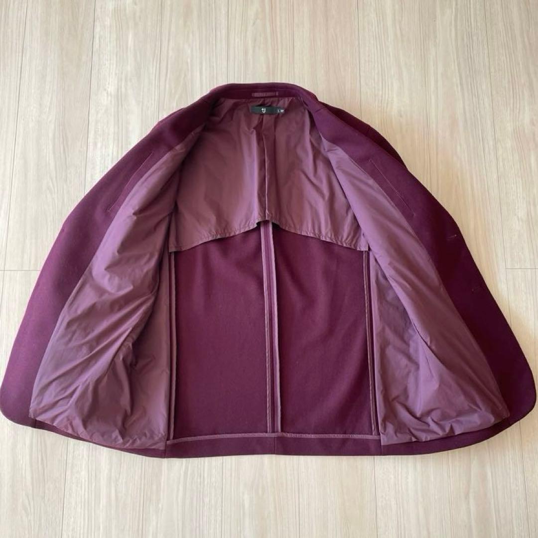 UNIQLO ユニクロ +J ウールブレンドオーバーサイズジャケット　ワイン