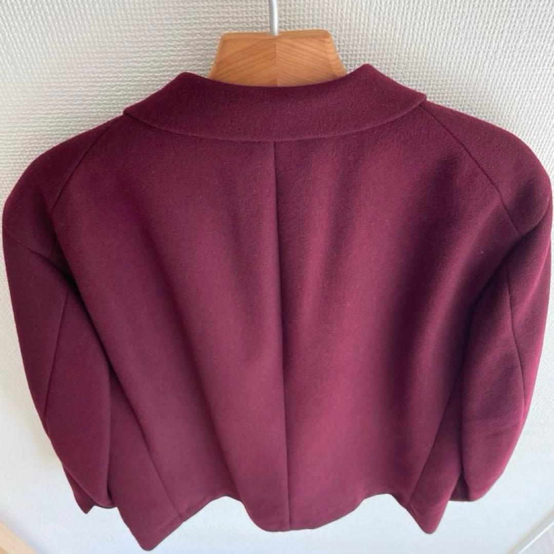 UNIQLO ユニクロ +J ウールブレンドオーバーサイズジャケット　ワイン