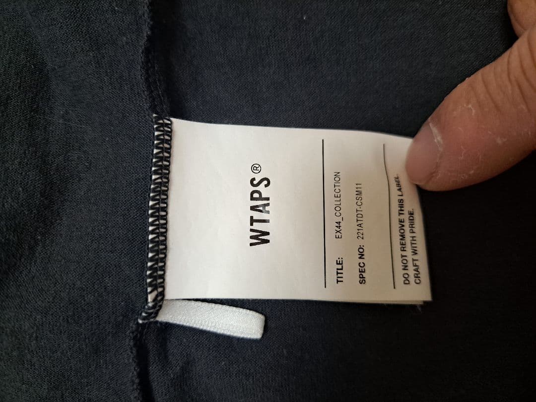 株*主様 WTAPS ポケット付きTシャツ　2 黒