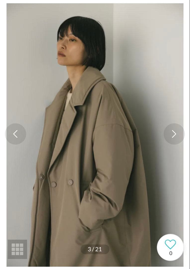 限定お値下げ☺︎ STYLEMIXER 中綿テーラードコート