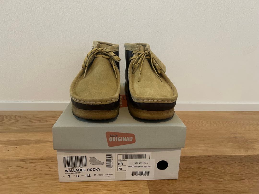 とーさん専用　Clarksワラビー　ロッキーマウンテンフェザーベッドコラボモデル